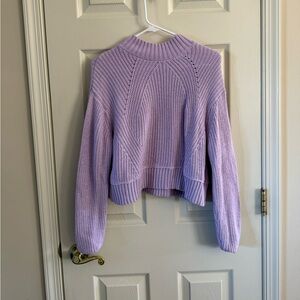 Aeropostale Lilac Cowl Neck Sweater
